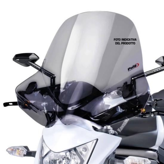 PUIG CUPOLINO UNIV. TOURING II KAWASAKI Z300 2015-2017 FUME CHIARO