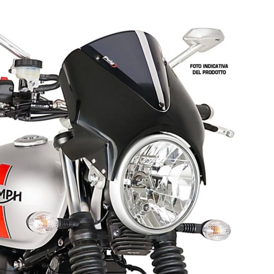 PUIG CUPOLINO UNIV. VISION TRIUMPH THRUXTON 2004-2015 NERO-FUME SCURO