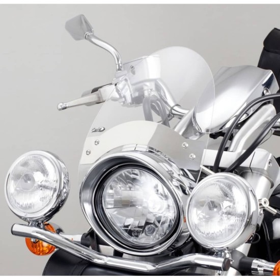 PUIG CUPOLINO CUSTOM ROADSTER HONDA VT750 C SHADOW 2008-2009 TRASPARENTE