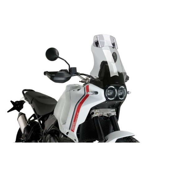 PUIG CUPOLINO TOURING CON VISIERA DUCATI DESERT X 2022-2023 FUME CHIARO