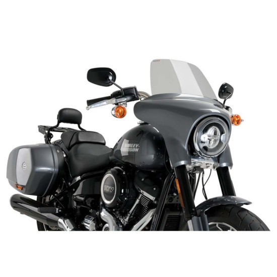 PUIG CUPOLINO HIGH-ROAD TOURING HARLEY D. SOFTAIL SPORT GLIDE FLSB 2018-2023 FUME CHIARO