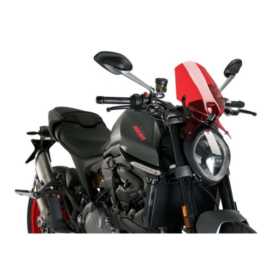 PUIG CUPOLINO NAKED N.G. SPORT DUCATI MONSTER 937 2021-2023 ROSSO