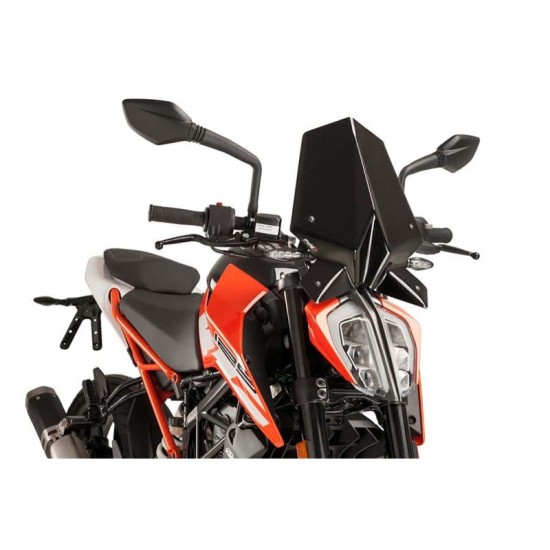 PUIG CUPOLINO NAKED N.G. SPORT KTM 125 DUKE 2017-2023 NERO