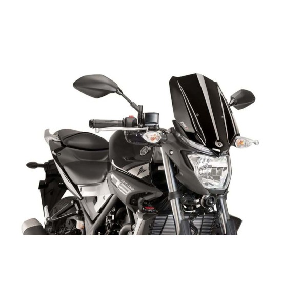 PUIG CUPOLINO NAKED N.G. TOURING YAMAHA MT-03 2016-2019 NERO