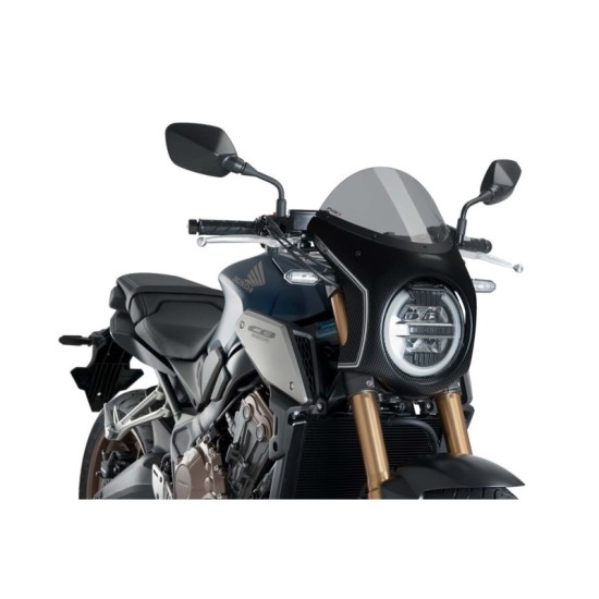 PUIG CUPOLINO SEMICARENATO HONDA CB1000R NEO SPORTS CAFE 2018-2020 FUME CHIARO-CARBON