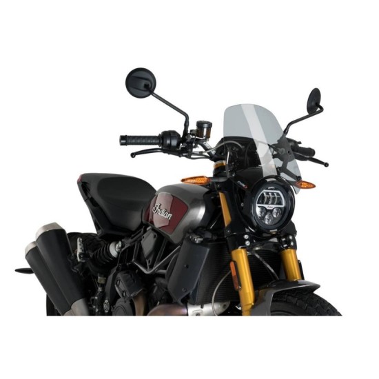 PUIG CUPOLINO NAKED N.G. SPORT INDIAN FTR1200 2019-2023 FUME CHIARO