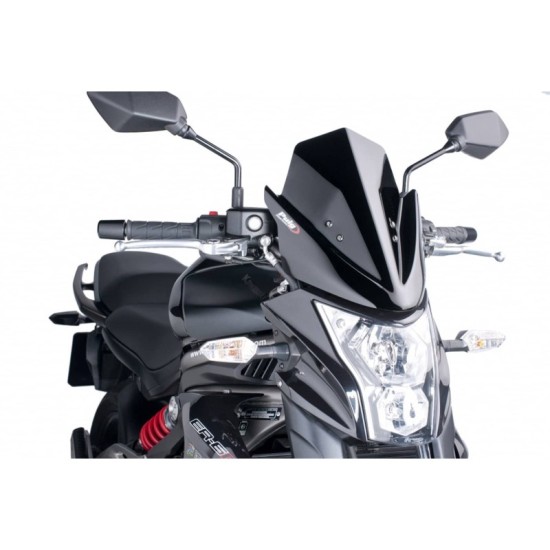 PUIG CUPOLINO NAKED N.G. SPORT KAWASAKI ER-6N 2012-2016 NERO