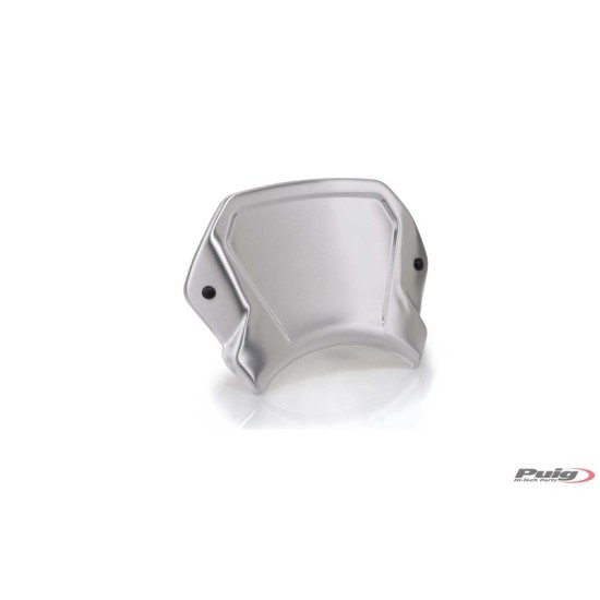 PUIG CARENATURA FRONTALE IN ALLUMINIO HYOSUNG AQUILA GV125S 2019-2020 SILVER