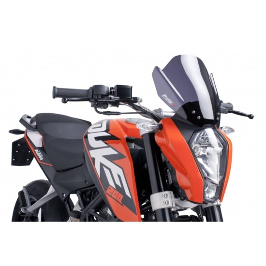 PUIG CUPOLINO NAKED N.G. SPORT KTM 125 DUKE 2011-2016 FUME SCURO