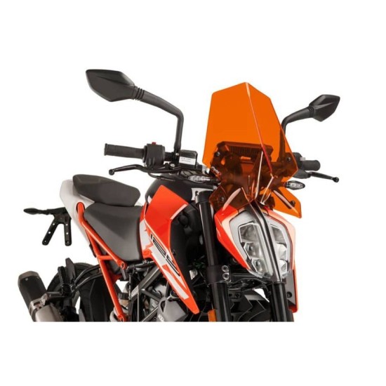 PUIG CUPOLINO NAKED N.G. SPORT KTM 125 DUKE 2017-2023 ARANCIONE