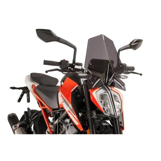 PUIG CUPOLINO NAKED N.G. SPORT KTM 125 DUKE 2017-2023 FUME SCURO