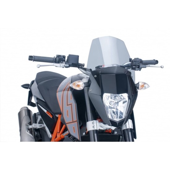 PUIG CUPOLINO NAKED N.G. SPORT KTM 690 DUKE 2012-2020 FUME CHIARO