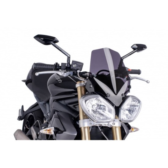 PUIG CUPOLINO NAKED N.G. SPORT TRIUMPH SPEED TRIPLE 2011-2015 FUME SCURO