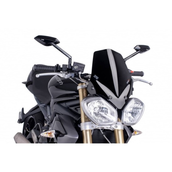 PUIG CUPOLINO NAKED N.G. SPORT TRIUMPH SPEED TRIPLE 2011-2015 NERO