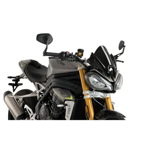 PUIG CUPOLINO NAKED N.G. SPORT TRIUMPH SPEED TRIPLE RS 2021-2023 NERO