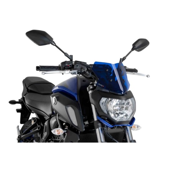 PUIG CUPOLINO NAKED N.G. SPORT YAMAHA MT-07 2018-2020 BLU