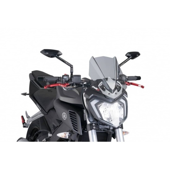 PUIG CUPOLINO NAKED N.G. SPORT YAMAHA MT-125 2015-2019 FUME CHIARO