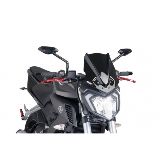 PUIG CUPOLINO NAKED N.G. SPORT YAMAHA MT-125 2015-2019 NERO