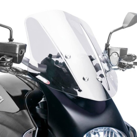 PUIG CUPOLINO NAKED N.G. TOURING DUCATI DIAVEL 2011-2013 TRASPARENTE