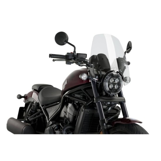 PUIG CUPOLINO NAKED N.G. TOURING HONDA CMX1100 REBEL 2021-2023 TRASPARENTE