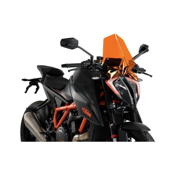 PUIG CUPOLINO NAKED N.G. TOURING KTM 1290 SUPERDUKE R 2020-2023 ARANCIONE