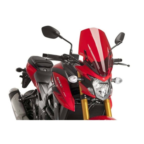 PUIG CUPOLINO NAKED N.G. TOURING SUZUKI GSX-S750 2017-2021 ROSSO