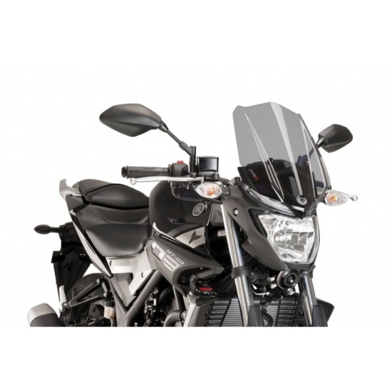 PUIG CUPOLINO NAKED N.G. TOURING YAMAHA MT-03 2016-2019 FUME CHIARO