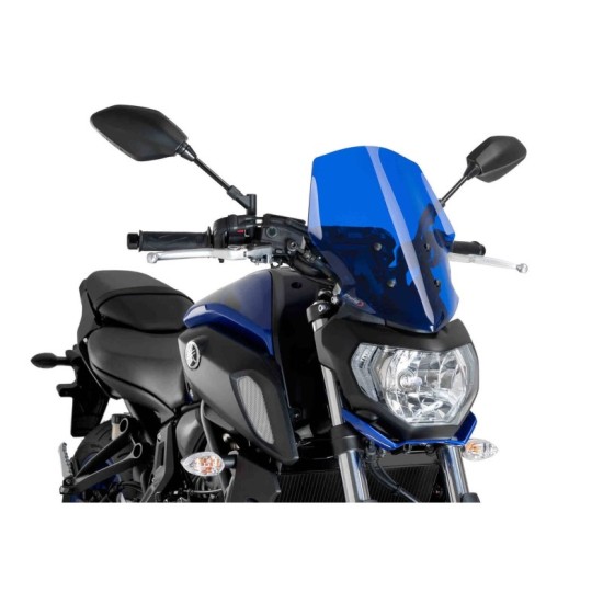 PUIG CUPOLINO NAKED N.G. TOURING YAMAHA MT-07 2018-2020 BLU