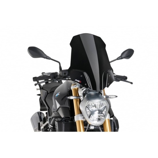 PUIG CUPOLINO NAKED N.G. TOURING-SUPP.ORIG. BMW R1200 R 2015-2018 NERO