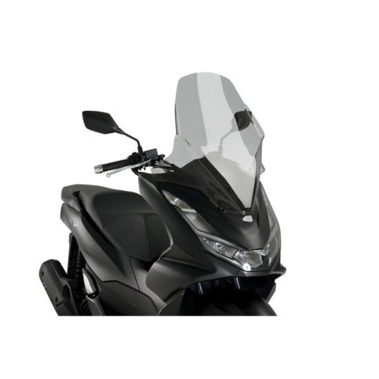 PUIG CUPOLINO V-TECH LINE TOURING HONDA PCX125 2021-2023 FUME CHIARO