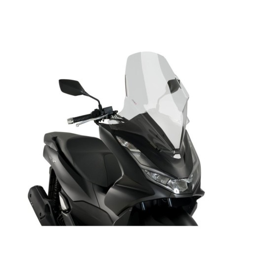 PUIG CUPOLINO V-TECH LINE TOURING HONDA PCX125 2021-2023 TRASPARENTE