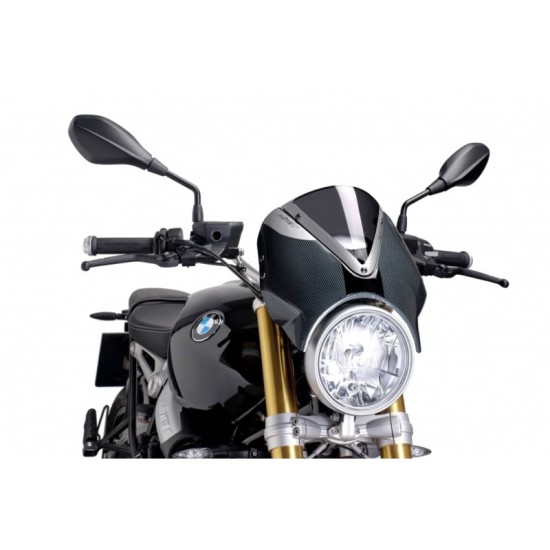 PUIG CUPOLINO RETRO BMW R NINE T 2014-2016 FUME SCURO-CARBON