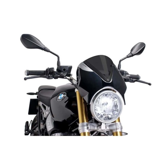 PUIG CUPOLINO RETRO BMW R NINE T 2014-2016 FUME SCURO-NERO