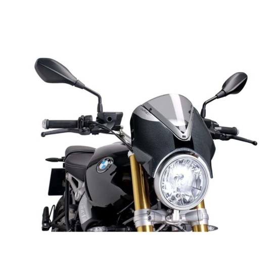 PUIG CUPOLINO RETRO BMW R NINE T URBAN G/S 2021-2022 FUME CHIARO-CARBON