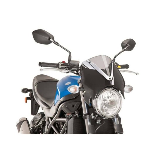 PUIG CUPOLINO RETRO SUZUKI SV650 2016-2023 FUME CHIARO-NERO