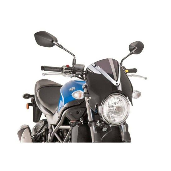 PUIG CUPOLINO RETRO SUZUKI SV650 2016-2023 FUME SCURO-NERO