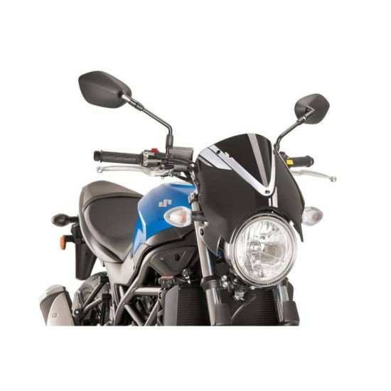 PUIG CUPOLINO RETRO SUZUKI SV650 2016-2023 NERO-NERO