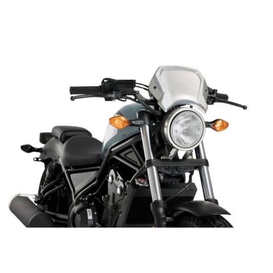 PUIG CARENATURA FRONTALE IN ALLUMINIO HONDA CMX 500 REBEL 2017-2019 SILVER