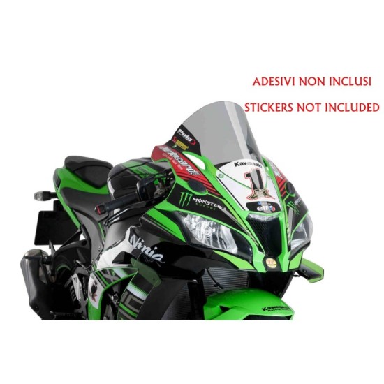 PUIG CUPOLINO R-RACER KAWASAKI ZX-2010R 2016-2020 FUME CHIARO