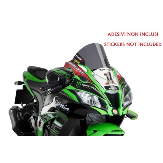 PUIG CUPOLINO R-RACER KAWASAKI ZX-2010R 2016-2020 FUME SCURO