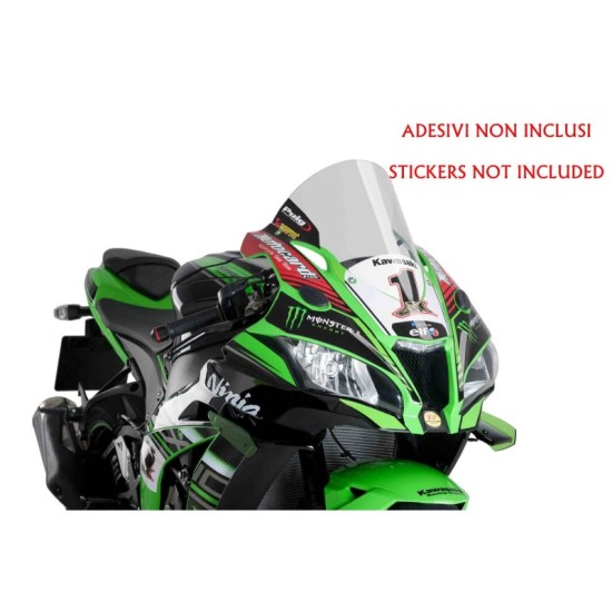 PUIG CUPOLINO R-RACER KAWASAKI ZX-2010R 2016-2020 TRASPARENTE