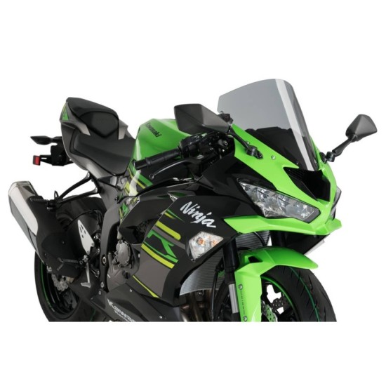 PUIG CUPOLINO R-RACER KAWASAKI ZX-6R 636 NINJA 2013-2016 FUME CHIARO