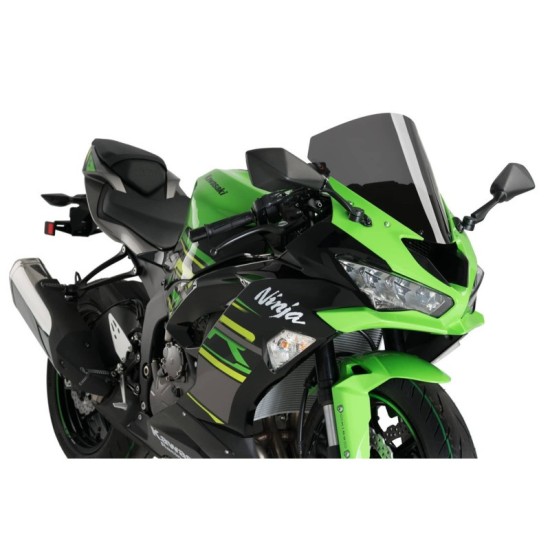 PUIG CUPOLINO R-RACER KAWASAKI ZX-6R 636 NINJA 2013-2016 FUME SCURO