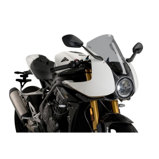 PUIG CUPOLINO R-RACER TRIUMPH SPEED TRIPLE 1200 RR 2022-2023 FUME CHIARO