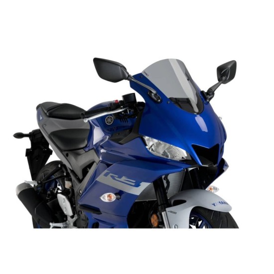 PUIG CUPOLINO R-RACER YAMAHA YZF-R3 2019-2023 FUME CHIARO