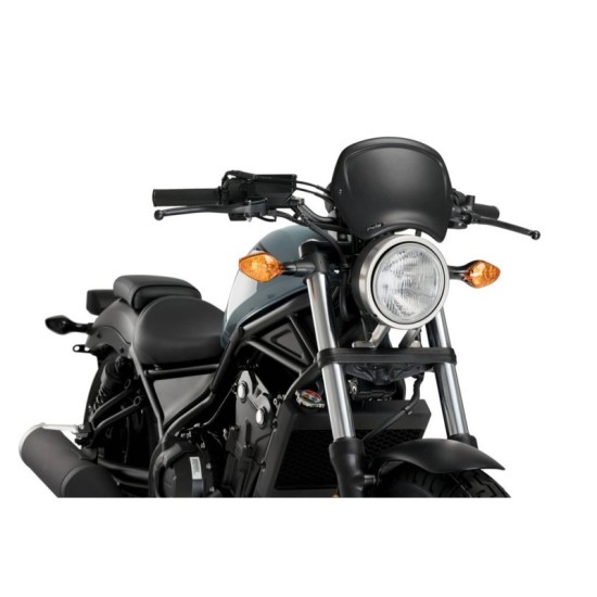 PUIG CARENATURA FRONTALE HONDA CMX 500 REBEL 2020-2023 NERO OPACO