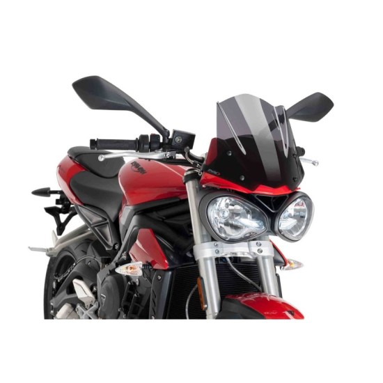 PUIG CUPOLINO NAKED N.G. SPORT TRIUMPH STREET TRIPLE S 2018-2019 FUME SCURO