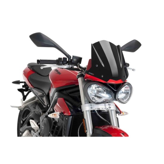 PUIG CUPOLINO NAKED N.G. SPORT TRIUMPH STREET TRIPLE S 2018-2019 NERO