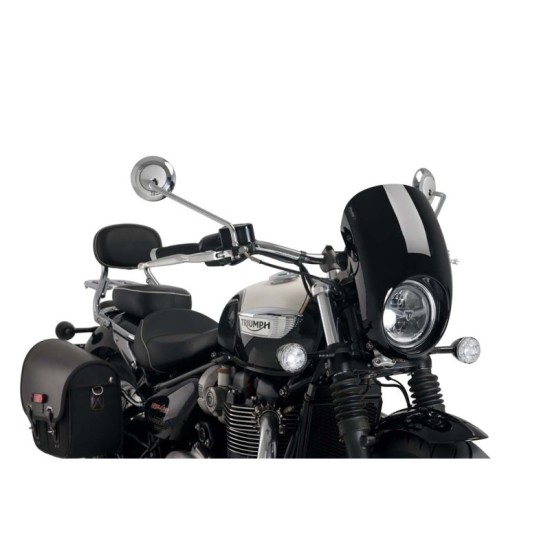 PUIG CUPOLINO SEMICARENATO ANARCHY TRIUMPH BONNEVILLE SPEEDMASTER 2018-2020 NERO