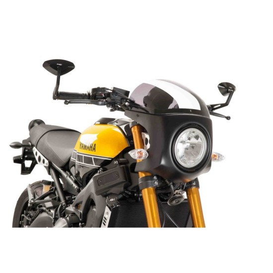 PUIG CUPOLINO SEMICARENATO TRIUMPH BONNEVILLE SPEEDMASTER 2018-2020 FUME CHIARO-NERO